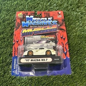 Vntg 2003 Muscle Machines Muscle Tuners 1997 Mazda RX-7 1:64